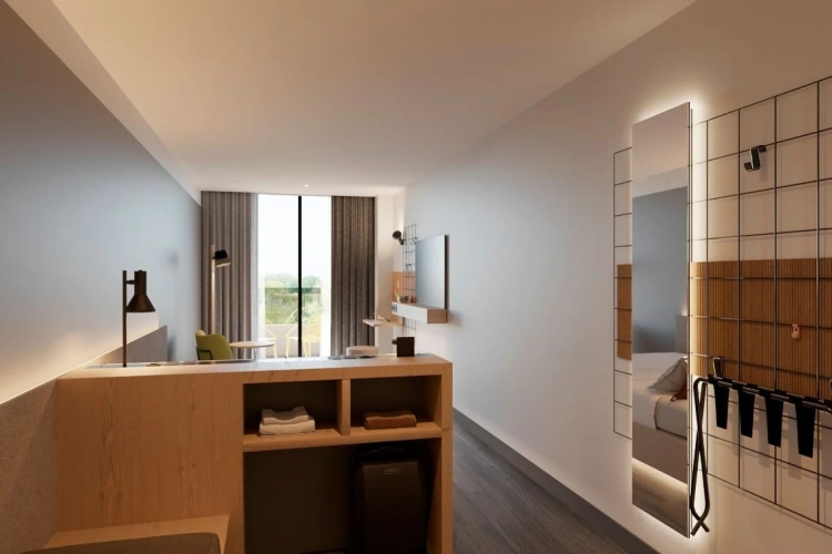 Moxy Single room with balcony