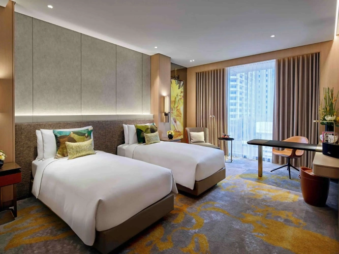 Luxury Club Millésime Access Twin room with Heritage or Pool view
