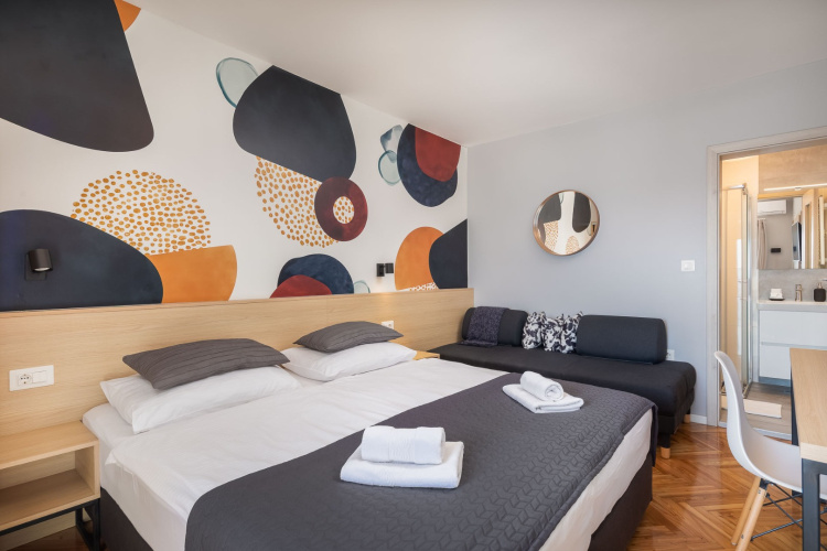 Standard Double room with balcony and with sea view