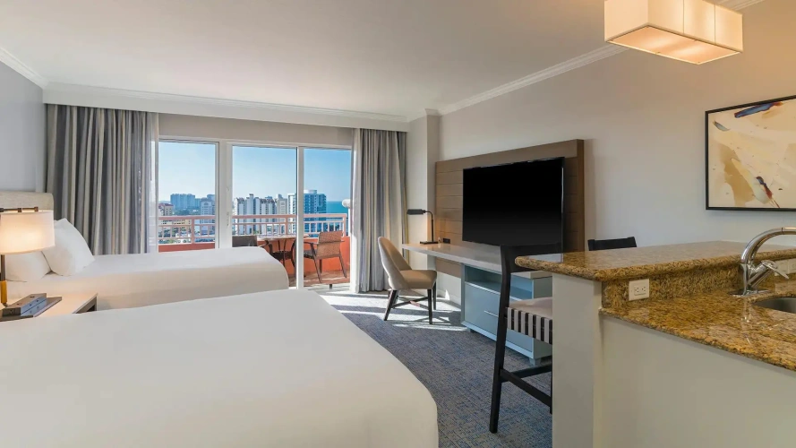 Premier Double room with balcony and with ocean view
