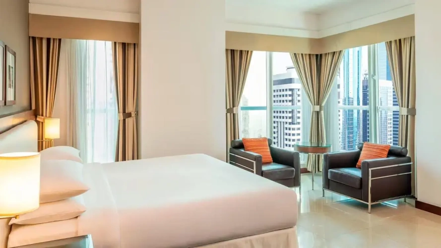 Deluxe Double room with Burj Khalifa view