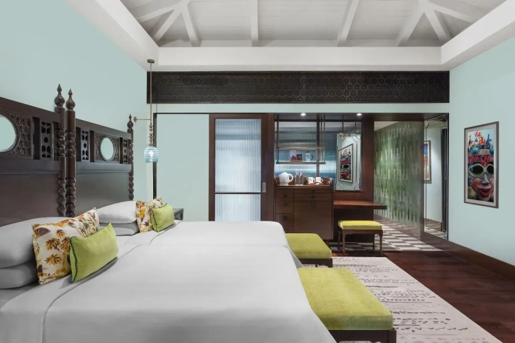 Premium Double room with balcony and Garden View