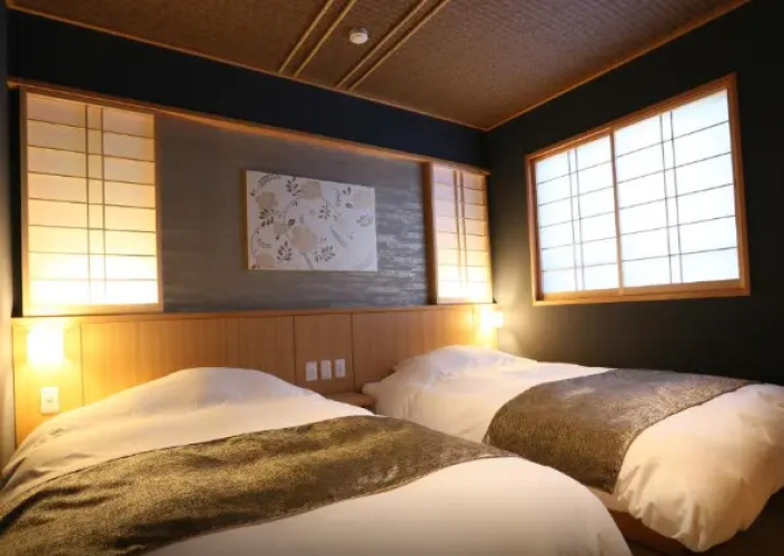 With Open Air Bath Quadruple room