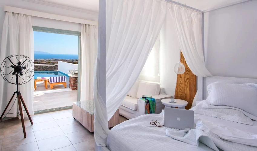 Pool Twin Suite with sea view