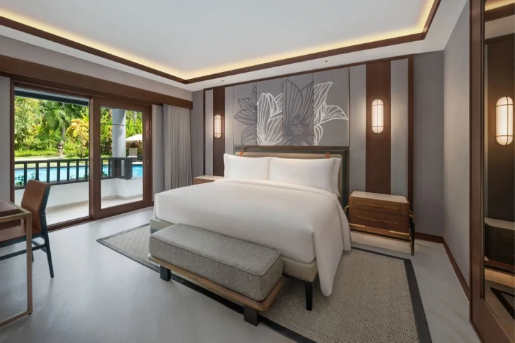 1 Bedroom Lagoon Access Double Suite with lagoon view