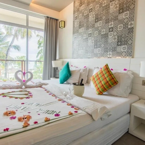 Premier Twin room with balcony and with sea view