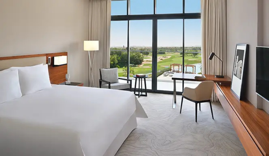Executive Double Suite with golf view