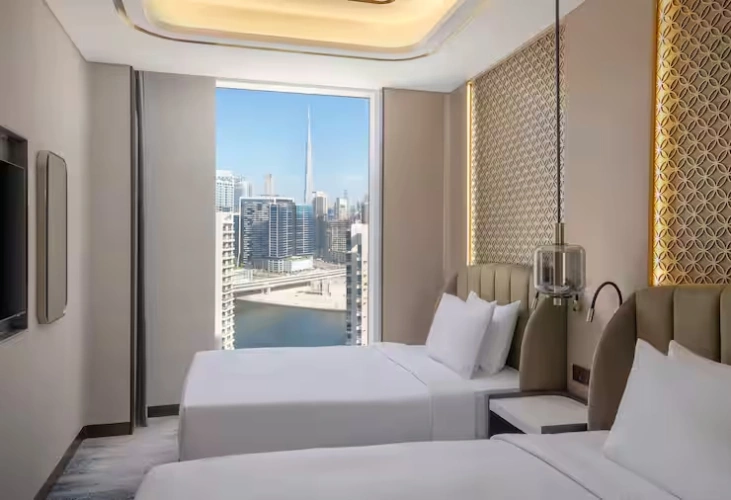 1 Bedroom Twin Suite with Burj Khalifa view