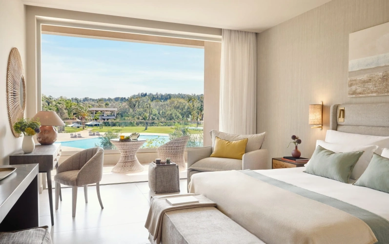 Superior Double room with balcony and Pool View