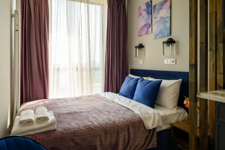 Фотография номера квартиры MOKO Apartments (МОКО Апартментс) на Берёзовой аллее