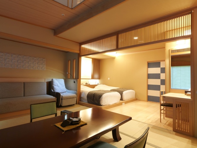Japanese Room with Outdoor Bath (Bekkan)