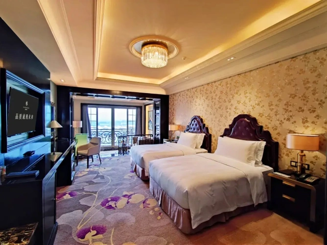 Castle Twin room with river view