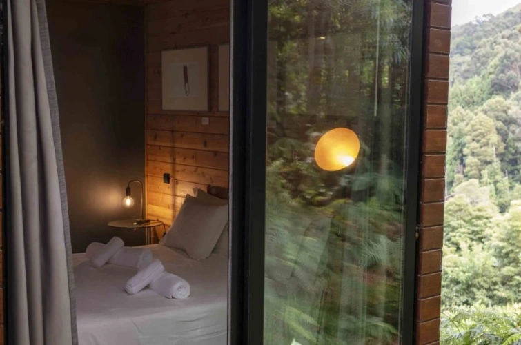 Twin Lodge with sea view