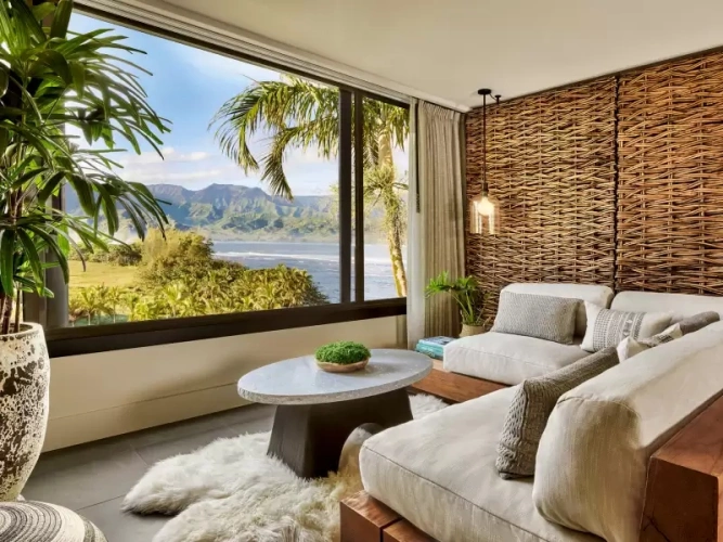 Lounge Double room with ocean view