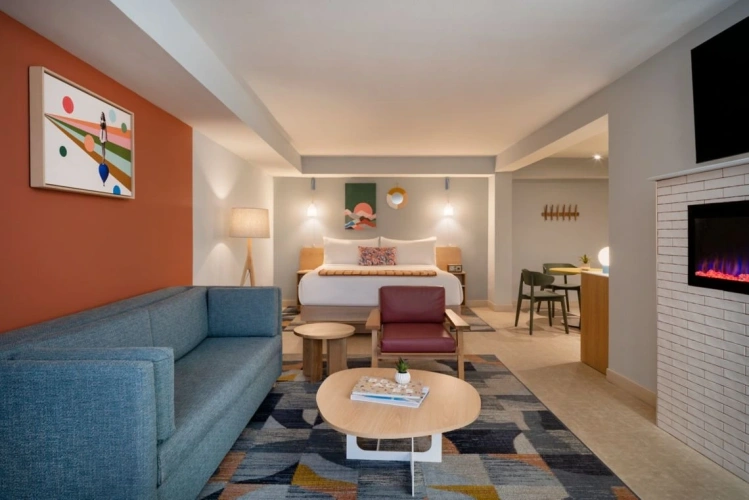Presidential with Fireplace Double Suite