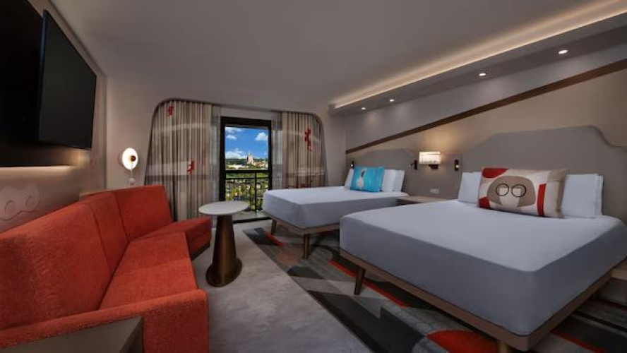 Main Tower Twin room Theme Park View
