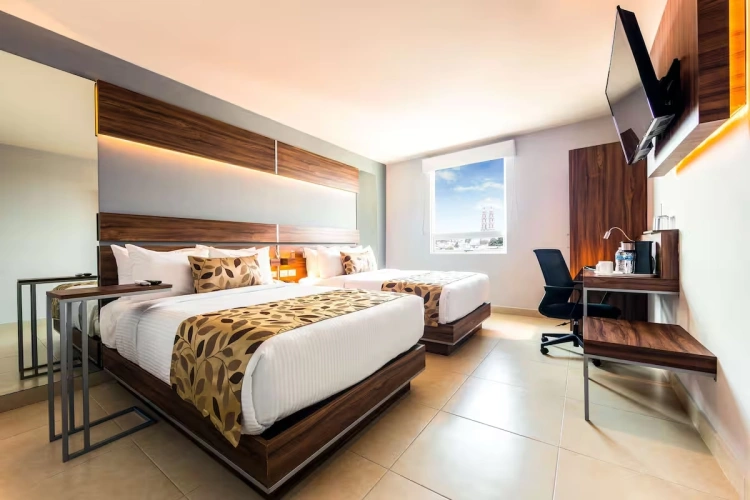 Standard Twin room with city view