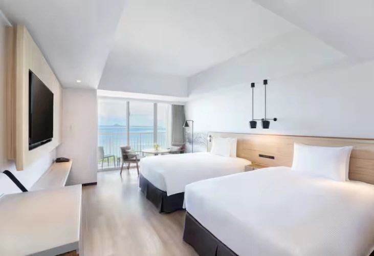 Guest Twin room with ocean view