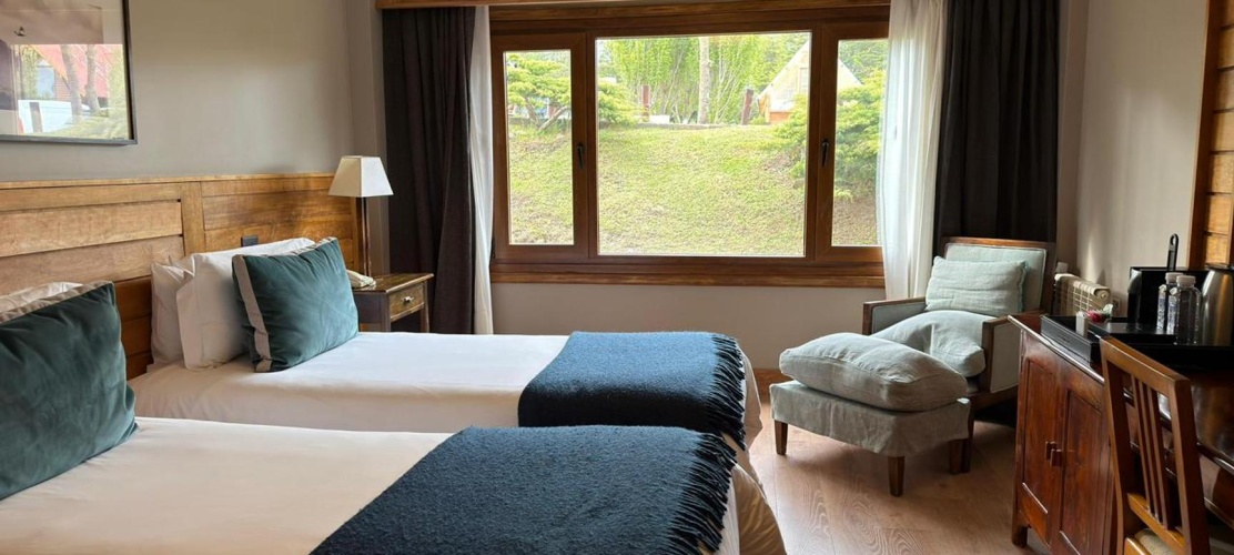 Double room with internal view