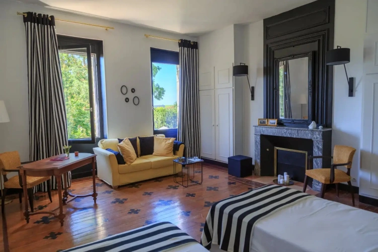 Cépages Noir et Blanc Twin room