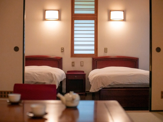Detached with Open-Air Bath Japanese-Western-Style Twin room