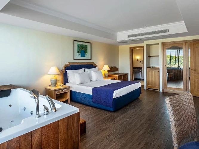 Deluxe Comfort Double Suite with pool view