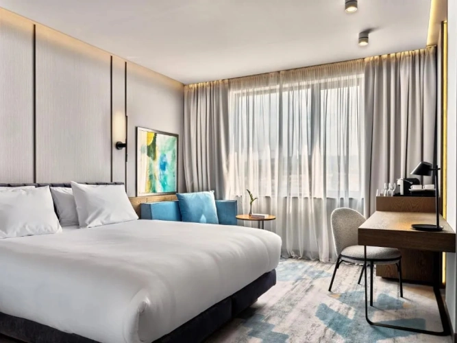 Standard Double Sofa Bed room with lake view