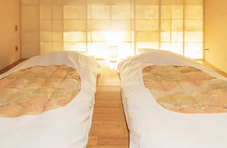 Ai with Open-Air Bath Twin Deluxe room with Tatami Area