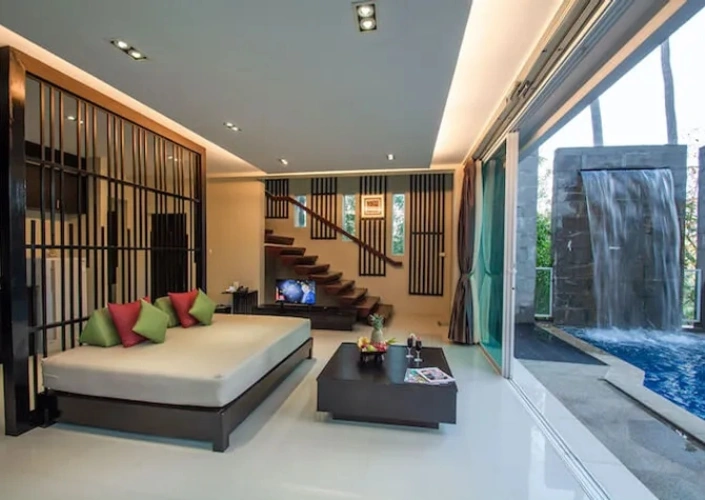 1 room Double Pool Villa with balcony and with pool view
