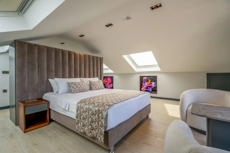 Terrace Double room with sea view