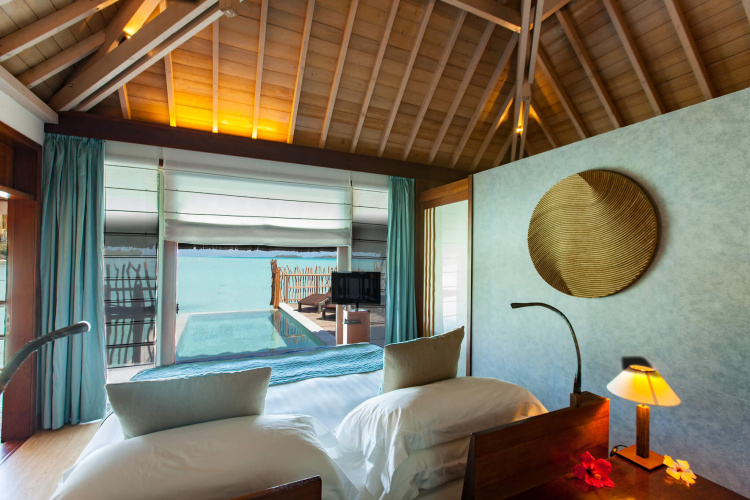 Overwater Double Pool Villa with Beach View