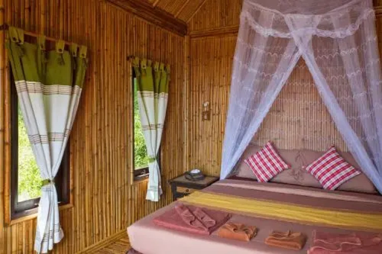 Garden Bamboo Double Bungalow