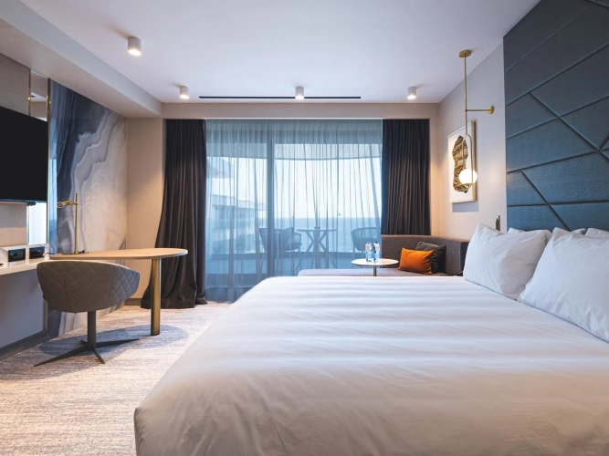 Premium Double room with balcony and with seafront view