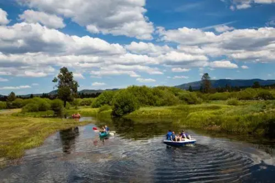 Bend-Sunriver Camping Resort 24 ft. Yurt 12