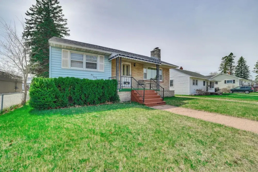 Walk to Beach: Lake-view Home in Alpena!