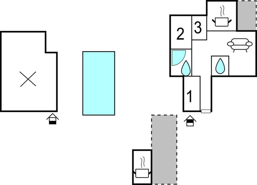 Beautiful Home in Mucici With 3 Bedrooms, Wifi and Outdoor Swimming Pool