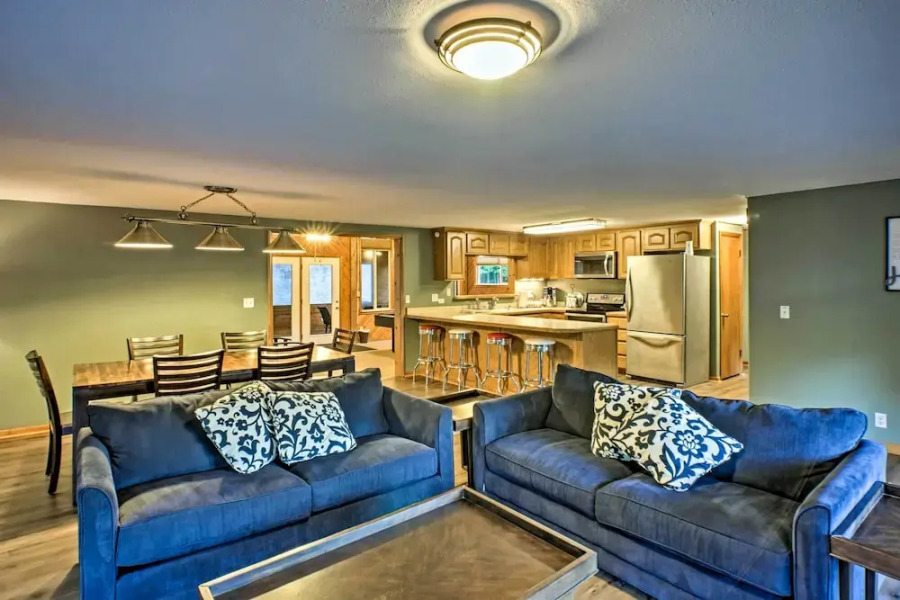 Boat Dock, Game Room: Lakefront Sunrise Beach Home