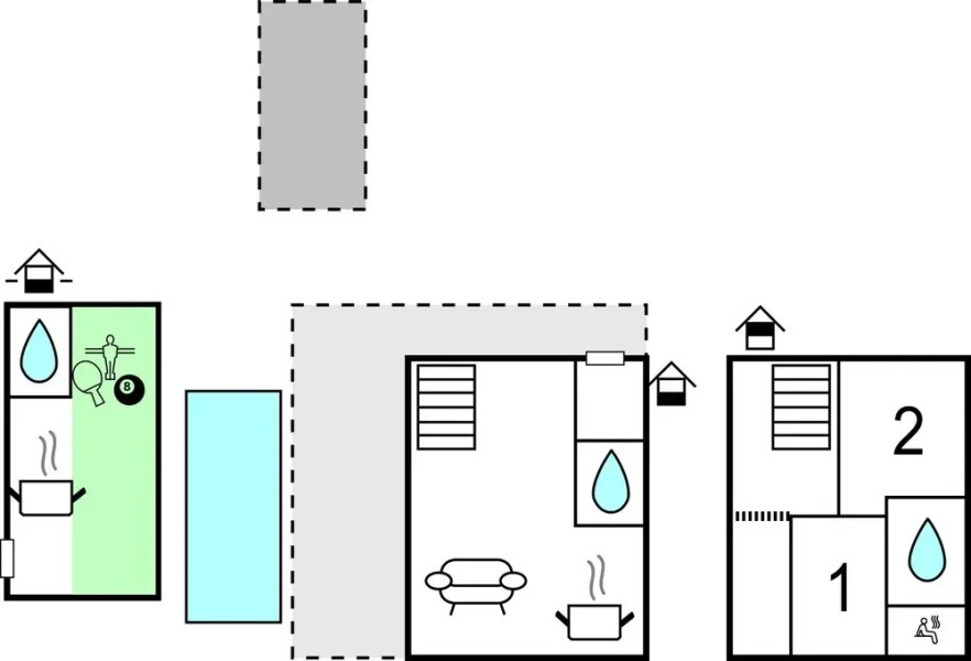 Nice Home in Prokike With Sauna, Wifi and Heated Swimming Pool