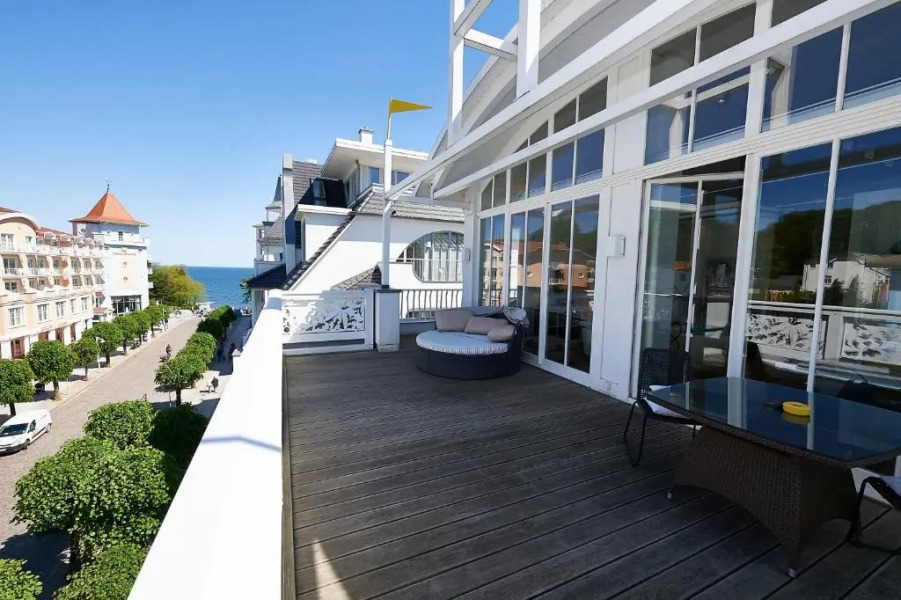 Villa "Johanna" F593 - Penthouse Nautilus mit Sauna und umlaufendem Balkon