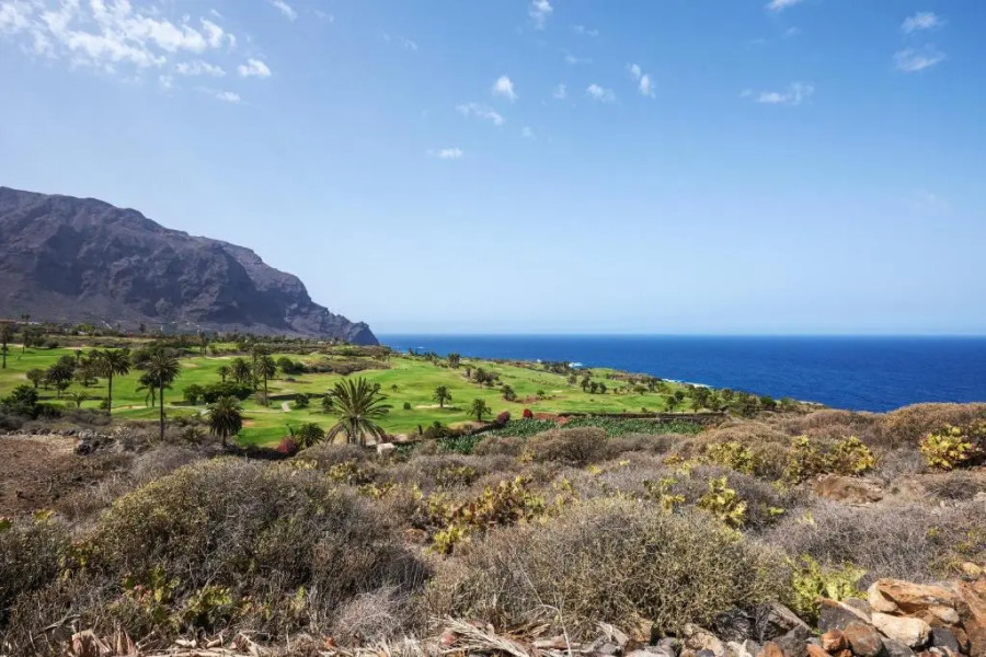 One bedroom house with shared pool furnished terrace and wifi at Buenavista del Norte 1 km away from the beach