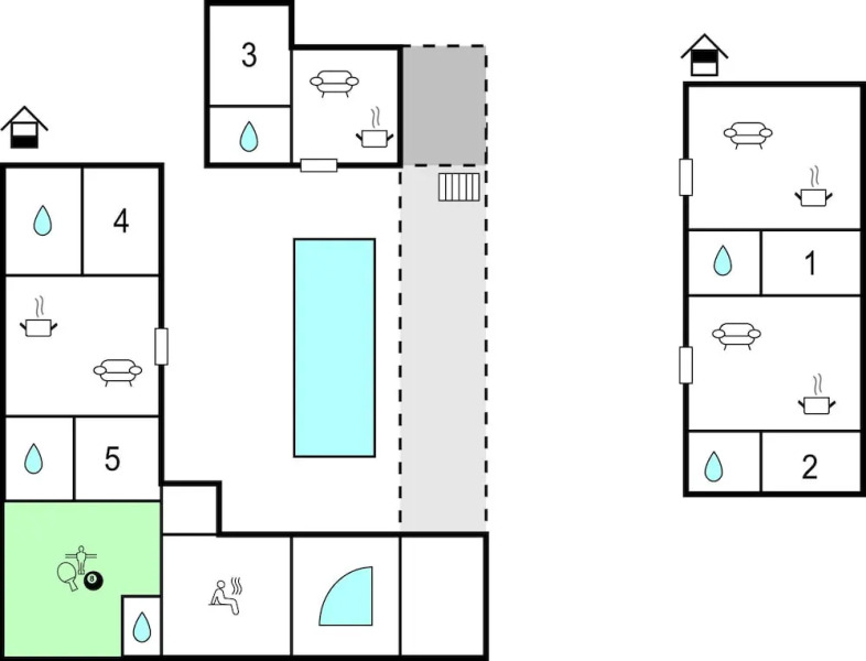 Stunning Home in Repusnica With 5 Bedrooms, Wifi and Outdoor Swimming Pool