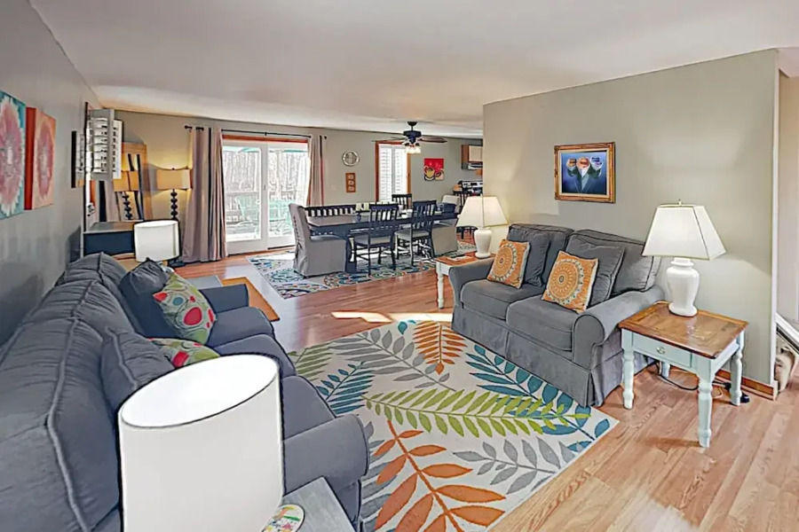 New Listing! Tranquil W/ Deck, Near Beach 4 Bedroom Home