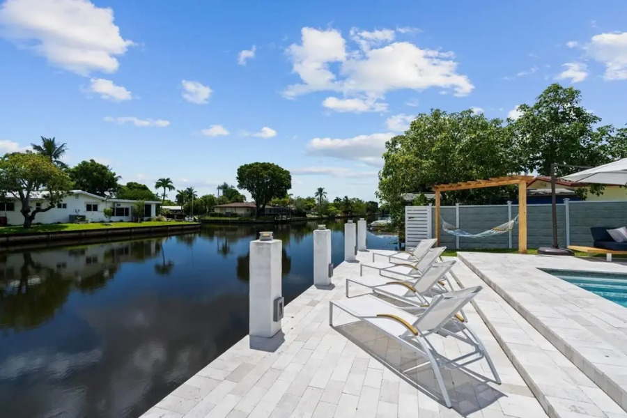 Waterfront Heated Pool Home