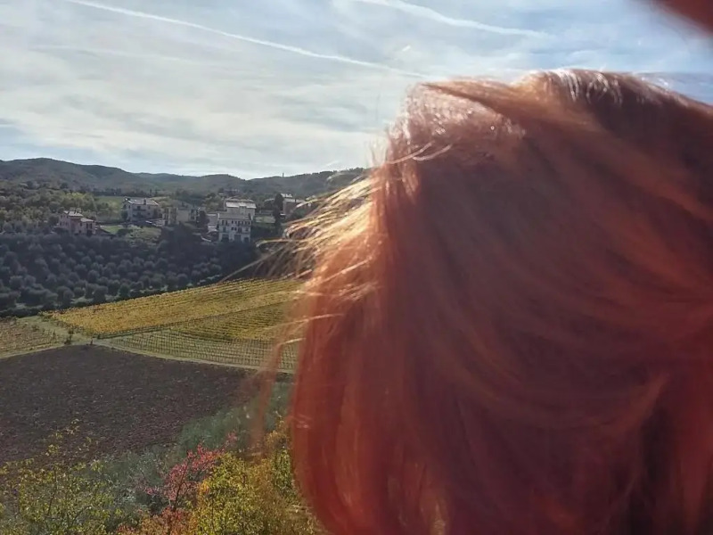 La terrazza sul vulcano