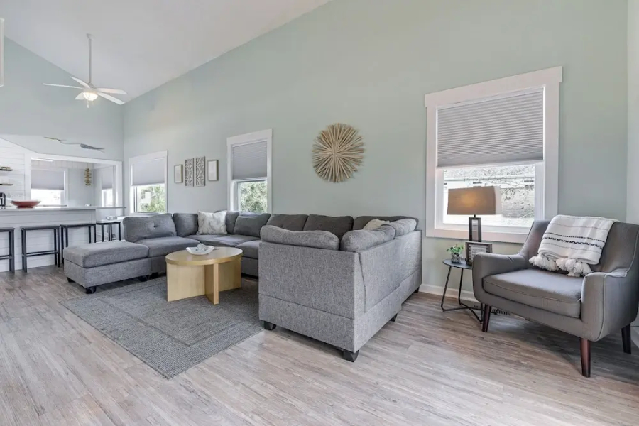Oak Island Home w/ Pool: Walk to Long Beach!