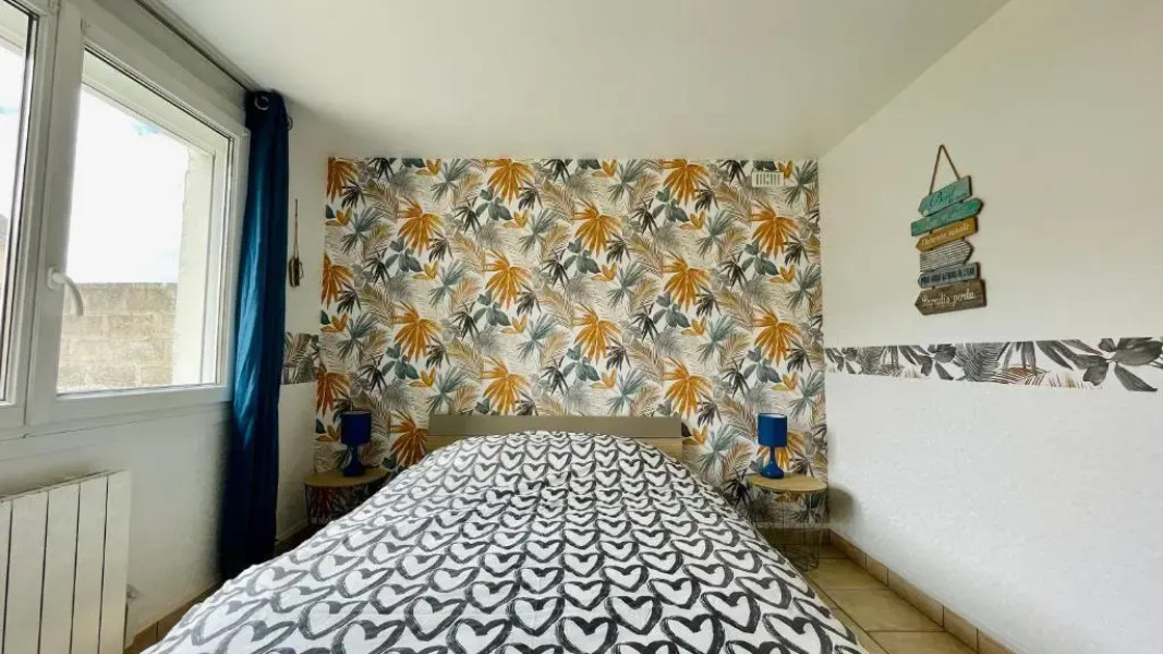 Appartement à quelques pas de la plage avec jardin