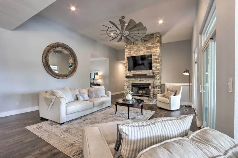 Boat Dock & Fire Pit: Luxe Osage Beach Lake House!