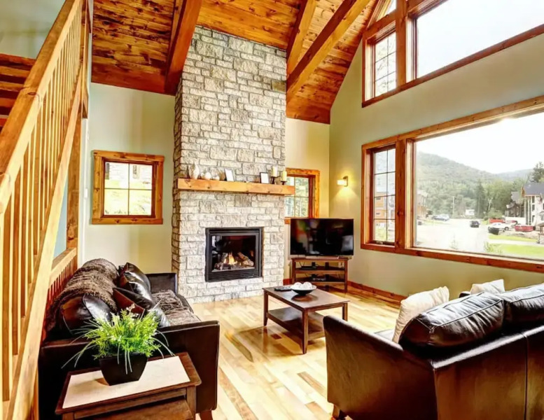 Luxueux chalets à louer à Stoneham