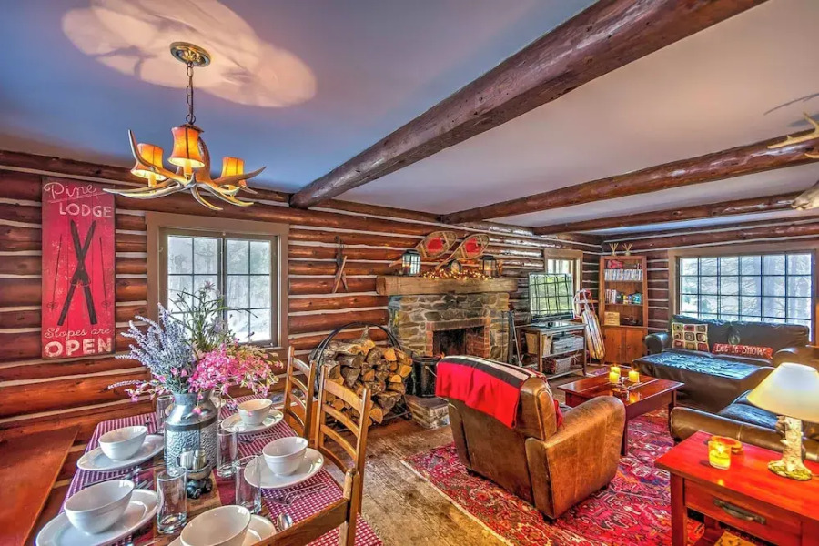 Award-winning Log Cabin, Top 5 in New England!