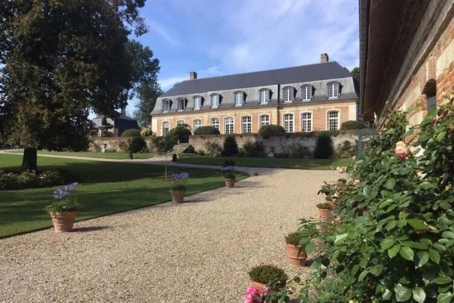 Charming Half-timbered House on Quiet Waterside Between Abbeville and Amiens